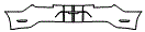 2020 Ford Mustang  Shelby GT350R Rear Bumper Kit - PPF