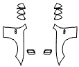 2023 Ford Mustang Fastback Full Fender and Mirror Kit - PPF