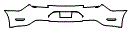 2022 Ford Mustang  EcoBoost Rear Bumper Kit - PPF