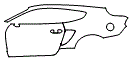 2023 Ford Mustang Fastback GT Rear Fender and Door Kit - PPF