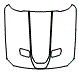 2021 Ford Mustang  Mach 1 Full Hood Kit - PPF
