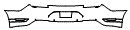 2023 Ford Mustang  Mach 1 Rear Bumper Kit - PPF