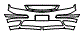 2005 Ford Focus ZXW Grille and Bumper Kit - PPF