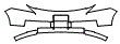 2008 Ford Focus S Upper Bumper and Lower Bumper Kit - PPF