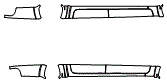 2019 Ford Ranger XLT Rocker Panel Kit - PPF
