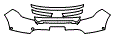 2015 Ford Explorer Grille and Bumper Kit - PPF
