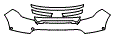 2013 Ford Explorer Grille and Bumper Kit - PPF