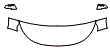 2013 Ford Explorer  Limited Hood, Fender and Mirror Kit