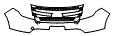 2015 Ford Explorer Grille and Bumper Kit - PPF