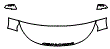 2014 Ford Explorer  Sport Hood, Fender and Mirror Kit