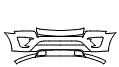 2021 Ford Expedition MAX King Ranch Bumper Kit - PPF