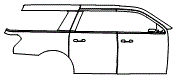 2019 Ford Expedition MAX Door and Rear Fender Kit - PPF