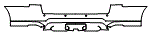 2020 Ford Expedition MAX Limited Rear Bumper Kit - PPF