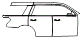 2022 Ford Expedition Base King Ranch Door and Rear Fender Kit - PPF