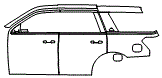 2023 Ford Expedition  Timberline Door and Rear Fender Kit - PPF
