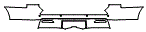 2024 Ford Expedition Base XL STX Rear Bumper Kit - PPF