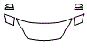 2013 Ford Fiesta  Sedan Titanium  Hood, Fender and Mirror Kit