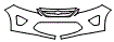 2013 Ford Fiesta Sedan SE Grille and Bumper Kit - PPF