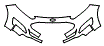 2014 Ford Fiesta  SE Bumper Kit - PPF