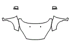 2015 Ford Fiesta Sedan S Full Hood, Fender and Mirror Kit - PPF