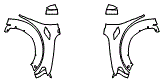 2019 Ford F-150 Full Fender and Mirror Kit - PPF