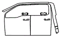 2022 Ford F-150 Shelby F-150 Door and A-Pillar Kit - PPF
