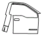 2021 Ford F-450 Door and A-Pillar Kit - PPF
