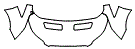 2022 Ford Transit Passenger Van XL Full Hood and Full Fender Kit - PPF