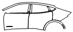 2024 Ford Mustang Mach-E Door and Rear Fender Kit - PPF