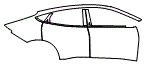 2024 Ford Mustang Mach-E Select Door and Rear Fender Kit - PPF