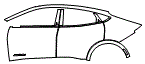 2021 Ford Mustang Mach-E Door and Rear Fender Kit - PPF