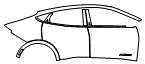 2021 Ford Mustang Mach-E Door and Rear Fender Kit - PPF
