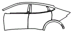 2024 Ford Mustang Mach-E Door and Rear Fender Kit - PPF