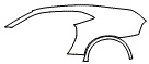 2015 Chevrolet Camaro Z28 Rear Fender Kit - PPF