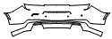 2017 Chevrolet Camaro ZL1 Rear Bumper Kit - PPF