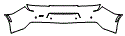 2016 Chevrolet Camaro LT (V6) Rear Bumper Kit - PPF