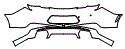 2019 Chevrolet Camaro Coupe ZL1 Rear Bumper Kit - PPF