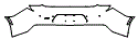 2020 Chevrolet Camaro Convertible SS Rear Bumper Kit - PPF