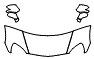 2010 Chevrolet Corvette Hood, Fender and Mirror Kit - PPF