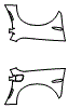 2010 Chevrolet Corvette Z06 Rear Fender Kit