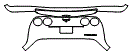 2013 Chevrolet Corvette Grand Sport Rear Bumper Kit - PPF