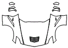 2019 Chevrolet Corvette Stingray Full Hood, Fender and Mirror Kit - PPF