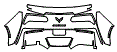 2019 Chevrolet Corvette Stingray Convertible Rear Bumper Kit - PPF