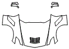 2019 Chevrolet Corvette  Coupe Full Hood, Fender and Mirror Kit - PPF