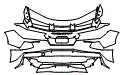 2026 CHEVROLET CORVETTE STINGRAY COUPE Rear Bumper Kit
