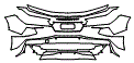 2026 CHEVROLET CORVETTE STINGRAY CONVERTIBLE Rear Bumper Kit