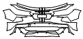 2023 Chevrolet Corvette  Convertible Rear Bumper Kit - PPF