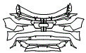 2020 Chevrolet Corvette Rear Bumper Kit - PPF