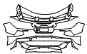 2022 Chevrolet Corvette C8.R Edition Rear Bumper Kit - PPF