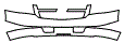 2009 Chevrolet Tahoe Hybrid Grille and Bumper Kit - PPF
